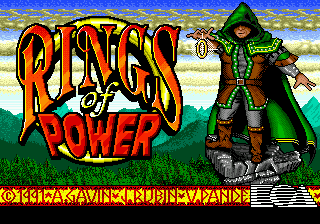 Rings of Power (USA, Europe) Title Screen